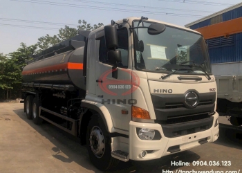 xe bồn chở axit hino 18m3 2025