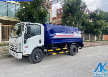 Xe bồn chở xăng isuzu 6m3 -  Giá xe bồn chở xăng 2024