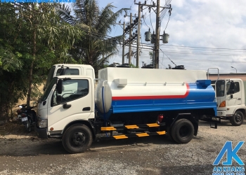 xe bồn chở xăng hino 6m3