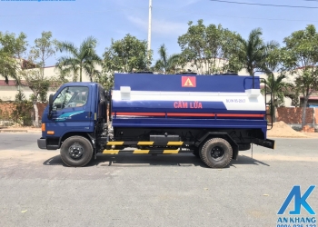 xe bồn chở xăng hyundai 110sp 8 khối