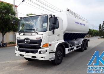 xe bồn cám thổi hino 24 khối