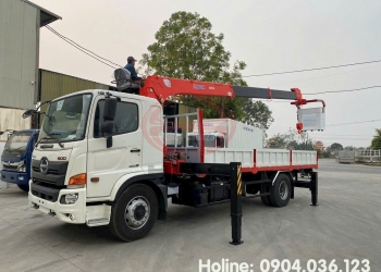 xe tải gắn cẩu hino FG8JP8A -PGV cẩu Kanglim KS1056T