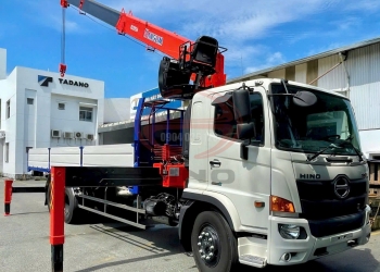 xe tải hino gắn cẩu kanglim 2056 2025