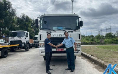 Bàn giao xe bồn 22 khối cho Khách Hàng