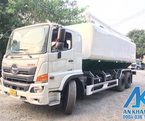 xe bồn thức ăn chăn nuôi 26 khối - Hino FL8JT7A 2022
