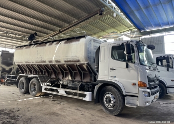 cải tạo xe bồn cám hino 2015